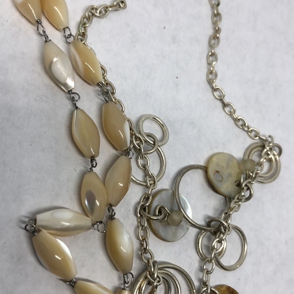 CURATED bundle Bethany and Artisan made shell necklaces boho beach layered look. - Picture 6 of 6